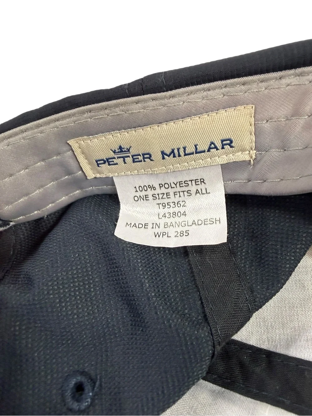 Peter Millar Crown Seal Performance Hat Navy Blue Adjustable One Size